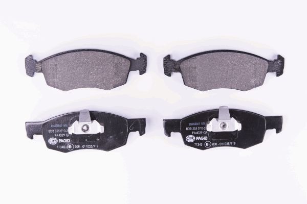 BEHR HELLA SERVICE - 8DB355010321 - Комплект тормозных колодок, дисковый тормоз