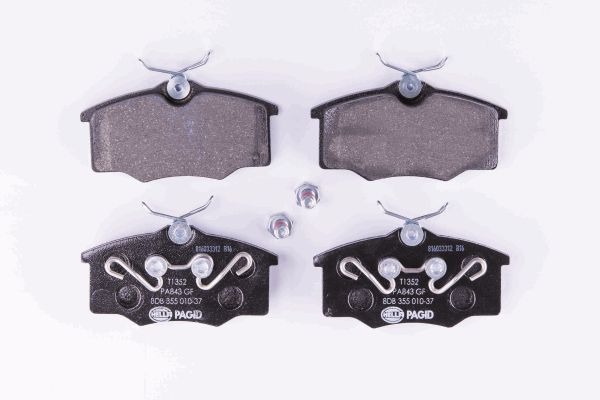 BEHR HELLA SERVICE - 8DB355010371 - Комплект тормозных колодок, дисковый тормоз