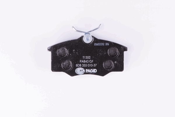 BEHR HELLA SERVICE - 8DB355010371 - Комплект тормозных колодок, дисковый тормоз