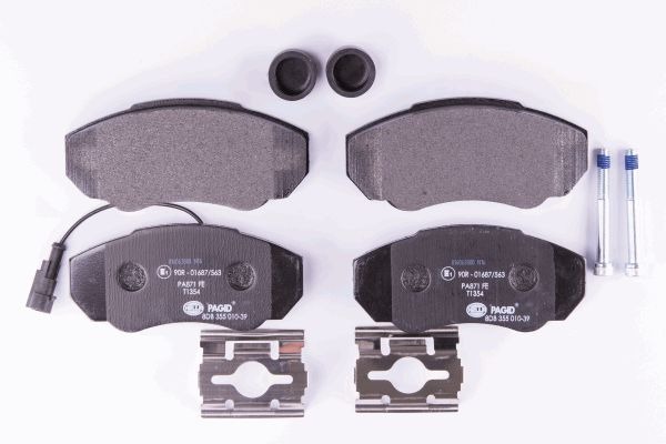 BEHR HELLA SERVICE - 8DB355010391 - Комплект тормозных колодок, дисковый тормоз BEHR HELLA SERVICE - 8DB355010391 - Комплект тормозных колодок, дисковый тормоз