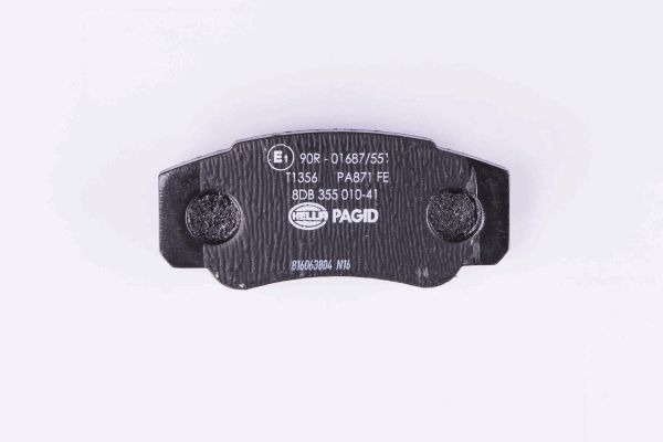 BEHR HELLA SERVICE - 8DB355010411 - Комплект тормозных колодок, дисковый тормоз