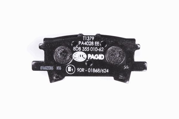 BEHR HELLA SERVICE - 8DB355010621 - Комплект тормозных колодок, дисковый тормоз