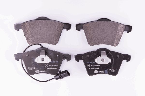 BEHR HELLA SERVICE - 8DB355010631 - Комплект тормозных колодок, дисковый тормоз BEHR HELLA SERVICE - 8DB355010631 - Комплект тормозных колодок, дисковый тормоз