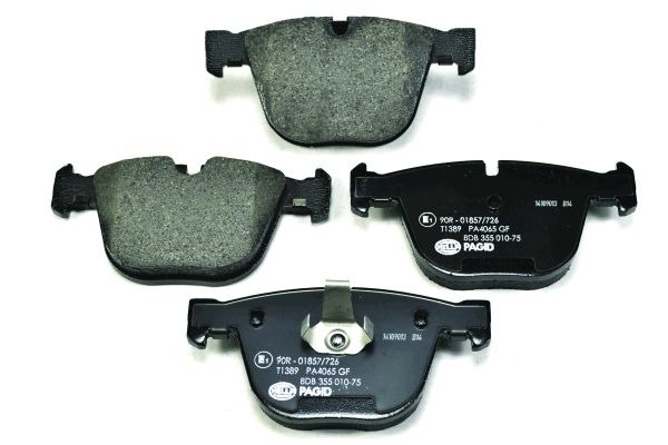 BEHR HELLA SERVICE - 8DB355010751 - Комплект тормозных колодок, дисковый тормоз