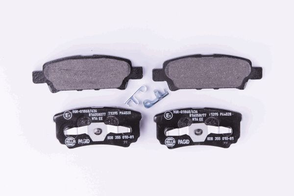 BEHR HELLA SERVICE - 8DB355010811 - Комплект тормозных колодок, дисковый тормоз BEHR HELLA SERVICE - 8DB355010811 - Комплект тормозных колодок, дисковый тормоз