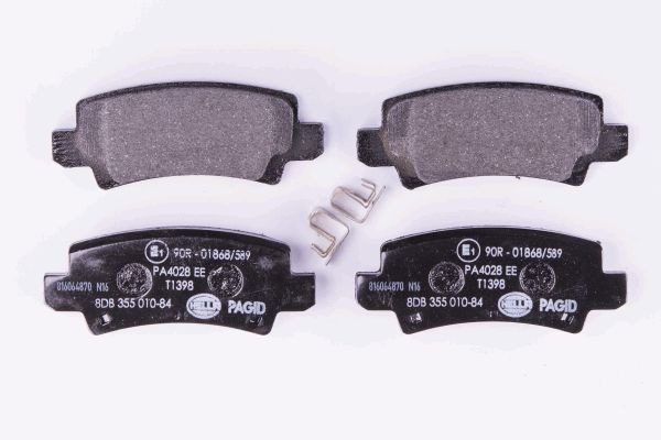 BEHR HELLA SERVICE - 8DB355010841 - Комплект тормозных колодок, дисковый тормоз