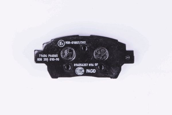 BEHR HELLA SERVICE - 8DB355010901 - Комплект тормозных колодок, дисковый тормоз