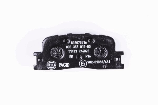 BEHR HELLA SERVICE - 8DB355011001 - Комплект тормозных колодок, дисковый тормоз