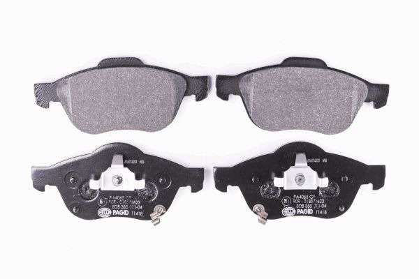 BEHR HELLA SERVICE - 8DB355011041 - Комплект тормозных колодок, дисковый тормоз BEHR HELLA SERVICE - 8DB355011041 - Комплект тормозных колодок, дисковый тормоз