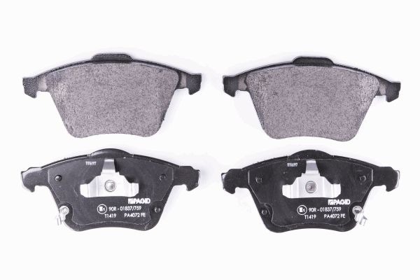 BEHR HELLA SERVICE - 8DB355011051 - Комплект тормозных колодок, дисковый тормоз