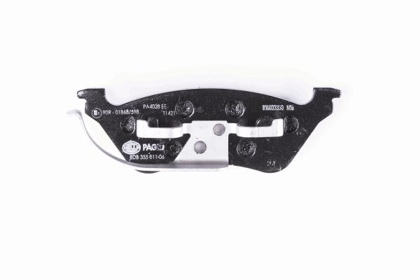 BEHR HELLA SERVICE - 8DB355011061 - Комплект тормозных колодок, дисковый тормоз BEHR HELLA SERVICE - 8DB355011061 - Комплект тормозных колодок, дисковый тормоз