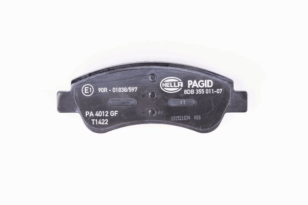 BEHR HELLA SERVICE - 8DB355011071 - Комплект тормозных колодок, дисковый тормоз BEHR HELLA SERVICE - 8DB355011071 - Комплект тормозных колодок, дисковый тормоз