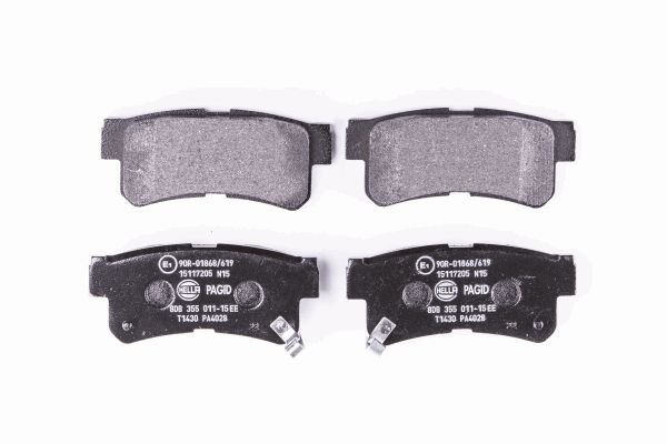BEHR HELLA SERVICE - 8DB355011151 - Комплект тормозных колодок, дисковый тормоз BEHR HELLA SERVICE - 8DB355011151 - Комплект тормозных колодок, дисковый тормоз
