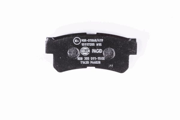 BEHR HELLA SERVICE - 8DB355011151 - Комплект тормозных колодок, дисковый тормоз BEHR HELLA SERVICE - 8DB355011151 - Комплект тормозных колодок, дисковый тормоз