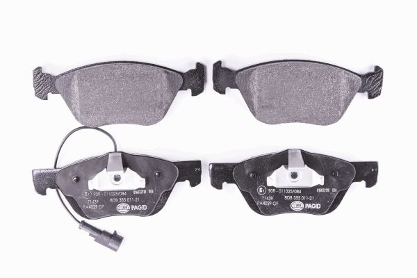 BEHR HELLA SERVICE - 8DB355011211 - Комплект тормозных колодок, дисковый тормоз BEHR HELLA SERVICE - 8DB355011211 - Комплект тормозных колодок, дисковый тормоз