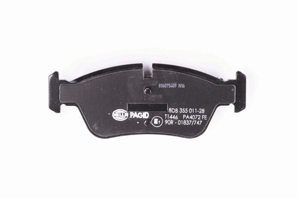 BEHR HELLA SERVICE - 8DB355011281 - Комплект тормозных колодок, дисковый тормоз