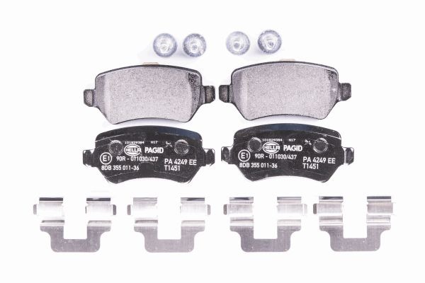 BEHR HELLA SERVICE - 8DB355011361 - Комплект тормозных колодок, дисковый тормоз