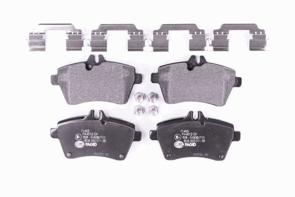 BEHR HELLA SERVICE - 8DB355011381 - Комплект тормозных колодок, дисковый тормоз