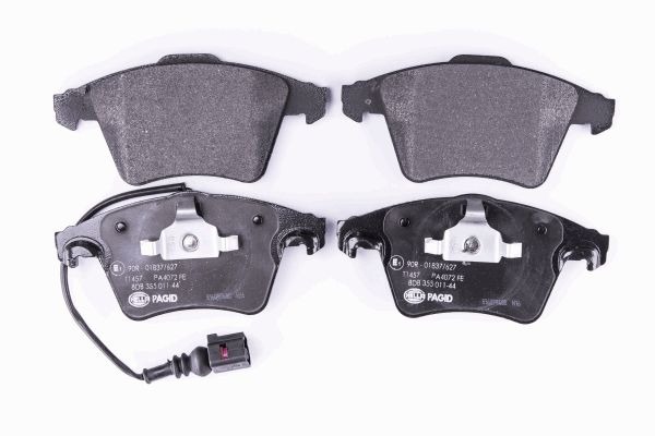 BEHR HELLA SERVICE - 8DB355011441 - Комплект тормозных колодок, дисковый тормоз BEHR HELLA SERVICE - 8DB355011441 - Комплект тормозных колодок, дисковый тормоз