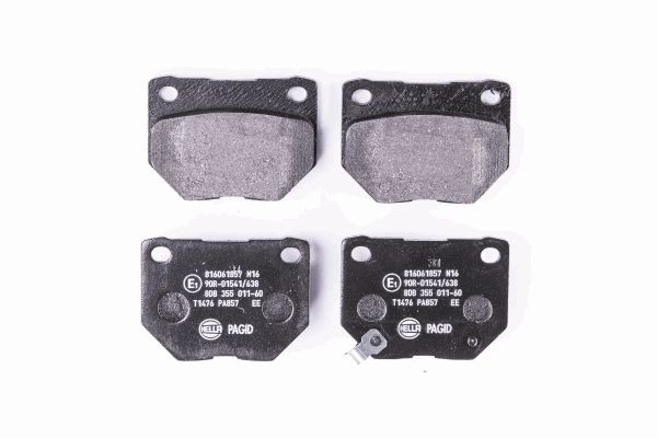 BEHR HELLA SERVICE - 8DB355011601 - Комплект тормозных колодок, дисковый тормоз