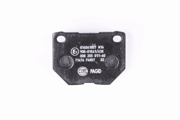 BEHR HELLA SERVICE - 8DB355011601 - Комплект тормозных колодок, дисковый тормоз