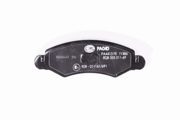 BEHR HELLA SERVICE - 8DB355011691 - Комплект тормозных колодок, дисковый тормоз