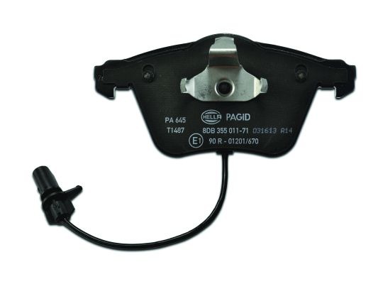 BEHR HELLA SERVICE - 8DB355011711 - Комплект тормозных колодок, дисковый тормоз BEHR HELLA SERVICE - 8DB355011711 - Комплект тормозных колодок, дисковый тормоз