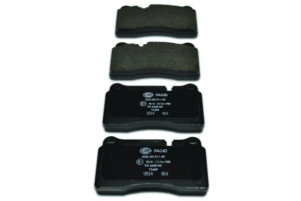 BEHR HELLA SERVICE - 8DB355011851 - Комплект тормозных колодок, дисковый тормоз BEHR HELLA SERVICE - 8DB355011851 - Комплект тормозных колодок, дисковый тормоз