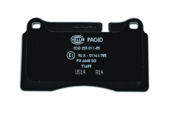 BEHR HELLA SERVICE - 8DB355011851 - Комплект тормозных колодок, дисковый тормоз BEHR HELLA SERVICE - 8DB355011851 - Комплект тормозных колодок, дисковый тормоз