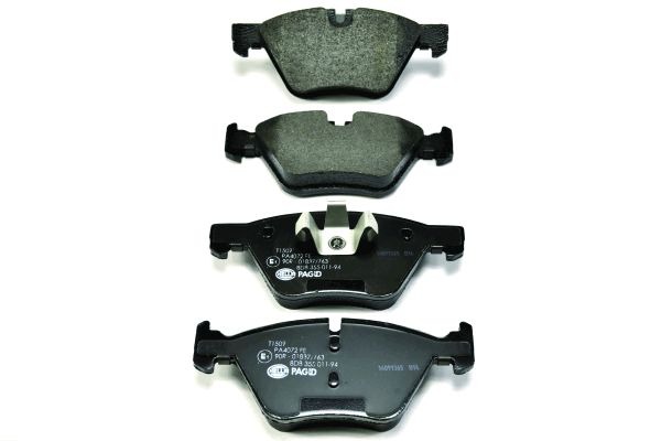 BEHR HELLA SERVICE - 8DB355011941 - Комплект тормозных колодок, дисковый тормоз