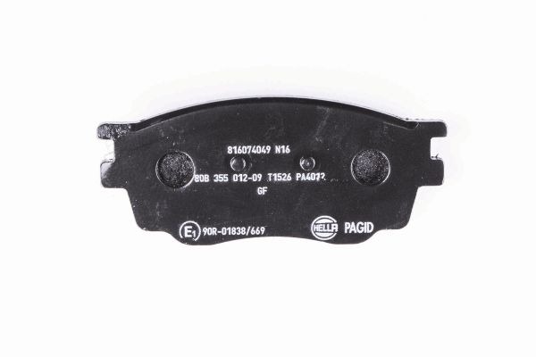 BEHR HELLA SERVICE - 8DB355012091 - Комплект тормозных колодок, дисковый тормоз