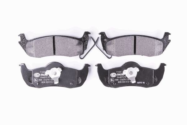 BEHR HELLA SERVICE - 8DB355012181 - Комплект тормозных колодок, дисковый тормоз BEHR HELLA SERVICE - 8DB355012181 - Комплект тормозных колодок, дисковый тормоз