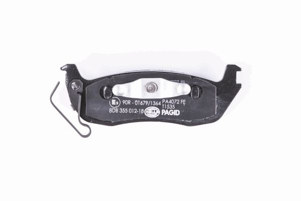 BEHR HELLA SERVICE - 8DB355012181 - Комплект тормозных колодок, дисковый тормоз BEHR HELLA SERVICE - 8DB355012181 - Комплект тормозных колодок, дисковый тормоз