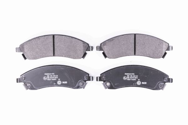 BEHR HELLA SERVICE - 8DB355012221 - Комплект тормозных колодок, дисковый тормоз