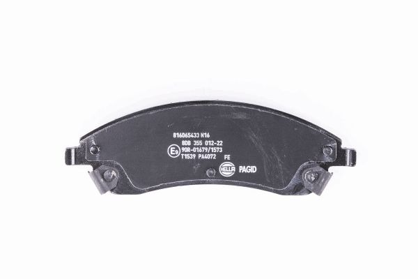 BEHR HELLA SERVICE - 8DB355012221 - Комплект тормозных колодок, дисковый тормоз