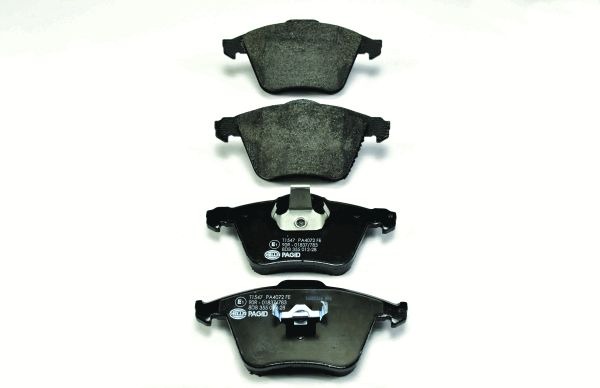 BEHR HELLA SERVICE - 8DB355012281 - Комплект тормозных колодок, дисковый тормоз BEHR HELLA SERVICE - 8DB355012281 - Комплект тормозных колодок, дисковый тормоз