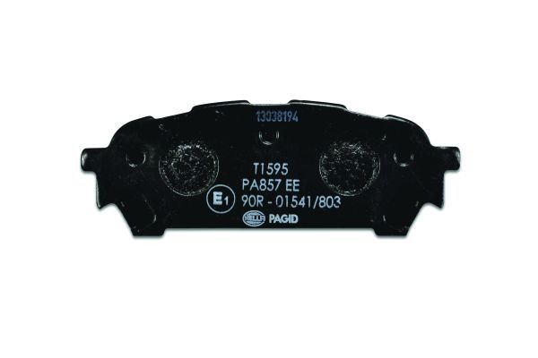 BEHR HELLA SERVICE - 8DB355012311 - Комплект тормозных колодок, дисковый тормоз BEHR HELLA SERVICE - 8DB355012311 - Комплект тормозных колодок, дисковый тормоз