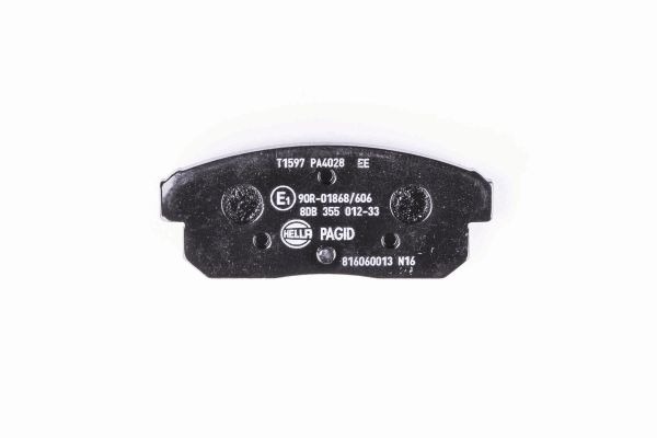 BEHR HELLA SERVICE - 8DB355012331 - Комплект тормозных колодок, дисковый тормоз BEHR HELLA SERVICE - 8DB355012331 - Комплект тормозных колодок, дисковый тормоз