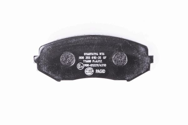 BEHR HELLA SERVICE - 8DB355012351 - Комплект тормозных колодок, дисковый тормоз