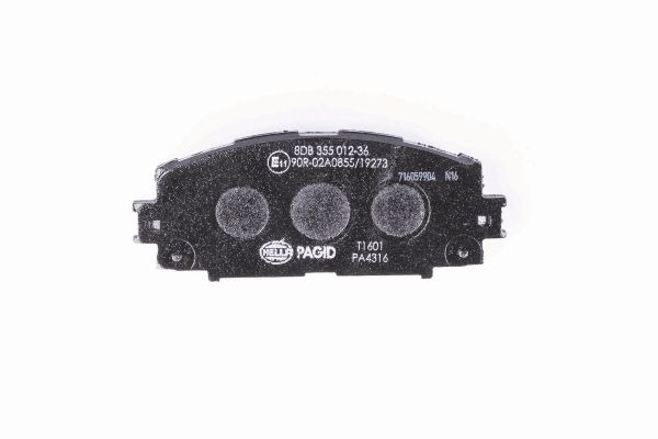 BEHR HELLA SERVICE - 8DB355012361 - Комплект тормозных колодок, дисковый тормоз