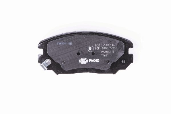 BEHR HELLA SERVICE - 8DB355012461 - Комплект тормозных колодок, дисковый тормоз