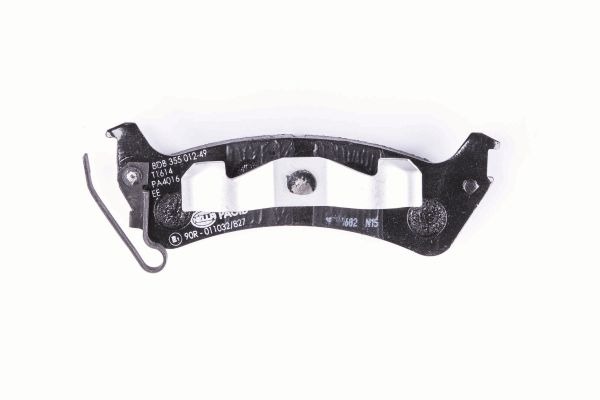 BEHR HELLA SERVICE - 8DB355012491 - Комплект тормозных колодок, дисковый тормоз BEHR HELLA SERVICE - 8DB355012491 - Комплект тормозных колодок, дисковый тормоз