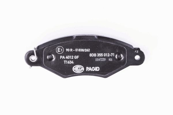 BEHR HELLA SERVICE - 8DB355012711 - Комплект тормозных колодок, дисковый тормоз