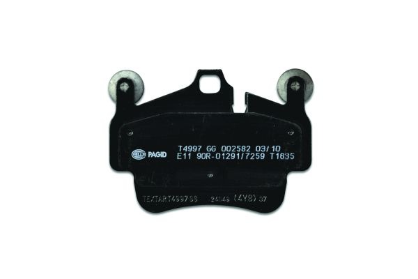 BEHR HELLA SERVICE - 8DB355012721 - Комплект тормозных колодок, дисковый тормоз