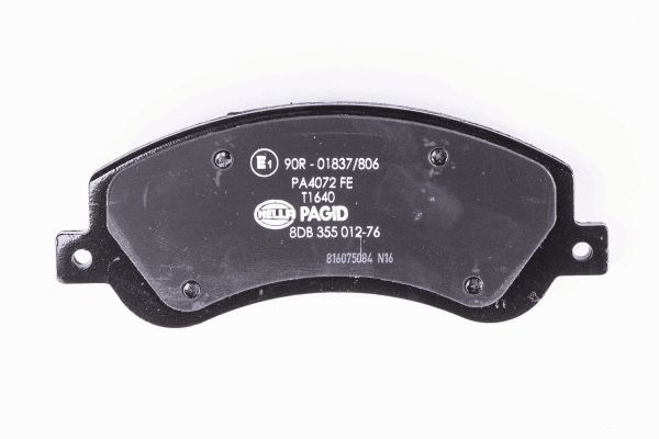 BEHR HELLA SERVICE - 8DB355012761 - Комплект тормозных колодок, дисковый тормоз
