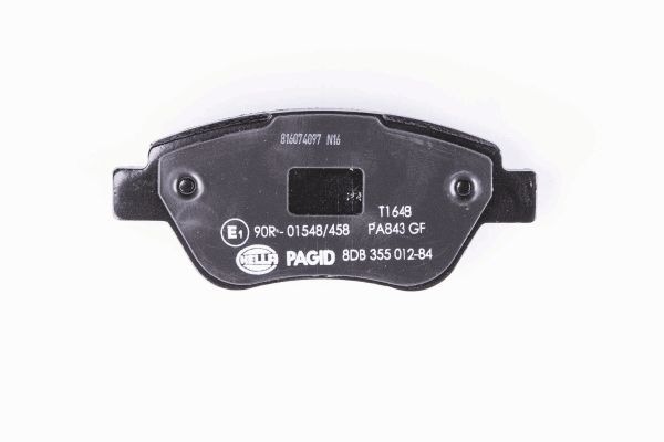 BEHR HELLA SERVICE - 8DB355012841 - Комплект тормозных колодок, дисковый тормоз BEHR HELLA SERVICE - 8DB355012841 - Комплект тормозных колодок, дисковый тормоз