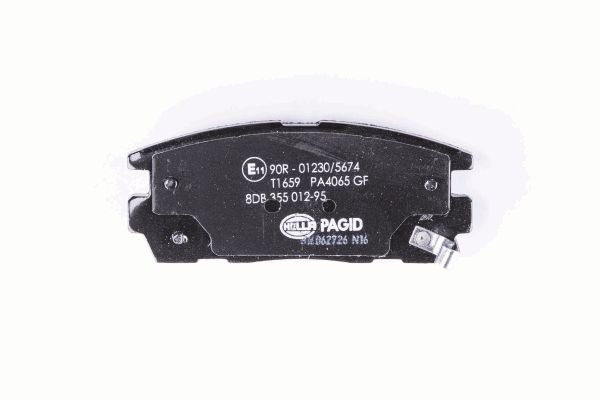 BEHR HELLA SERVICE - 8DB355012951 - Комплект тормозных колодок, дисковый тормоз
