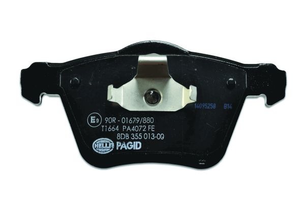 BEHR HELLA SERVICE - 8DB355013001 - Комплект тормозных колодок, дисковый тормоз
