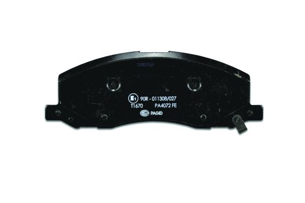 BEHR HELLA SERVICE - 8DB355013061 - Комплект тормозных колодок, дисковый тормоз