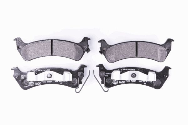 BEHR HELLA SERVICE - 8DB355013091 - Комплект тормозных колодок, дисковый тормоз BEHR HELLA SERVICE - 8DB355013091 - Комплект тормозных колодок, дисковый тормоз